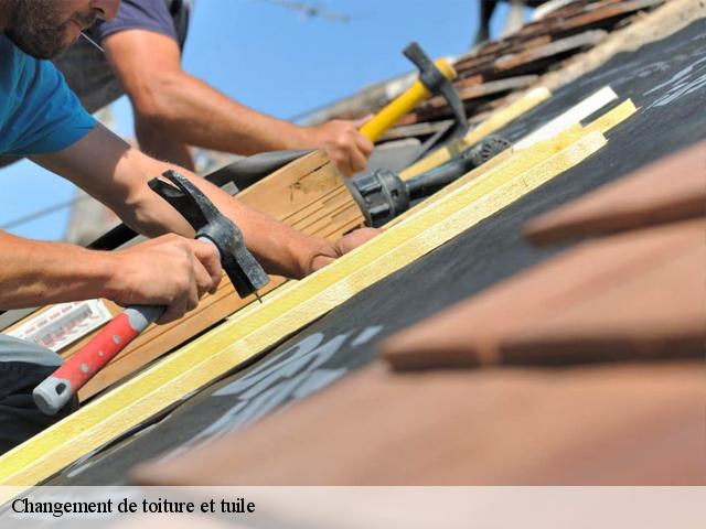 Changement de toiture et tuile