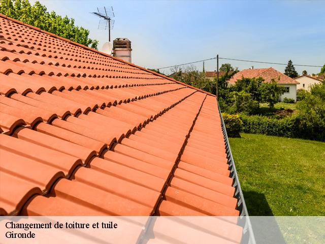 Changement de toiture et tuile Gironde